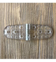 Plastik Oval Menteşe 11cm - 2 Adet Şeffaf (Çok Renkli)