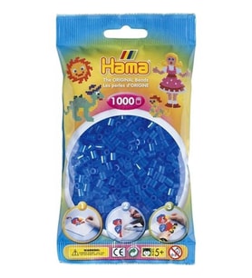 Hama Midi Boncuk 1.000'lik - Şeffaf Mavi