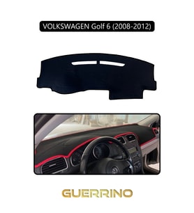 VOLKSWAGEN Golf 6 (2008-2012)TORPİDO KORUMA HALISI SİYAH KENAR
