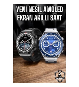 Mey İthalat® Akıllı Saat Yeni Nesil 2024 Model Metal Kordonlu Bluetooth Bağlantılı