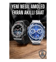 Mey İthalat® Akıllı Saat Yeni Nesil 2024 Model Metal Kordonlu Bluetooth Bağlantılı