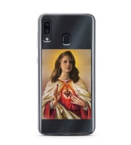 Samsung Galaxy A20/A30 Uyumlu Lana Del Rey Desenli Şeffaf Telefon Kılıfı
