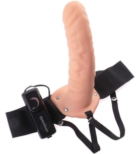 Pipedream 8 İnç Titreşimli İçi Boş Kemerli Penis