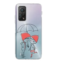 Xiaomi Mi 10T Pro  Kamera Korumalı Kapak Aşk Tasarımlı Şeffaf  Kılıf
