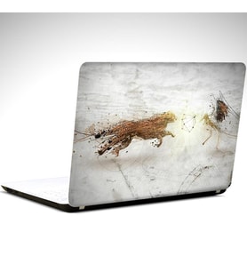 Çita ve Akbaba Laptop Sticker 10 İnch (25X19CM)