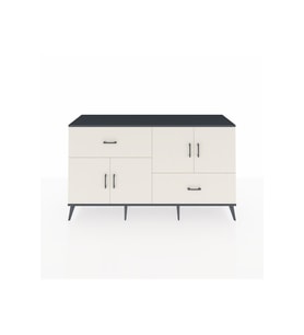 Hyperion Konsol 3 Raflı 2 Çekmeceli 4 Kapaklı 176x44x99 Antrasit-Aytaşı