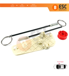 Jeep Grand Cherokee MK2 WJ WG 1998-2005 55076466AB İçin Elektrikli Ön Sağ Kapı Cam Kriko Tamir Seti