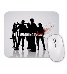 The Walking Dead Siyah Beyaz Mouse Pad.jpg