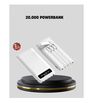 Mey İthalat® 20.000 mAh 4 Çıkışlı LED Göstergeli Hızlı Şarj Powerbank