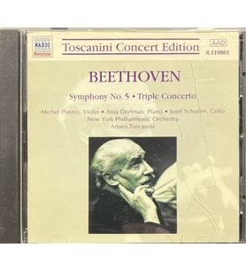 (Plak Değildir CD dir) CD Beethoven Symphony No.5 Triple Concerto CD (Karışık)