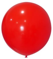  BALON JUMBO DÜZ 24 İNC KIRMIZI PK:3