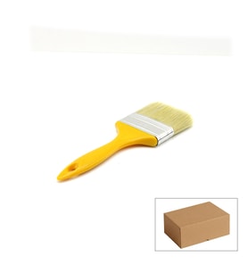 Kestirme Boya Fırçası - 70 mm - Sarı Saplı - No 3