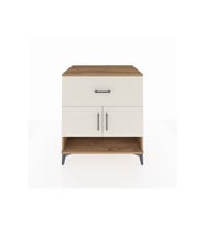 Kronos Şifonyer 2 Raflı Tek Çekmeceli 2 Kapaklı 88x59x96 Çam-Aytaşı