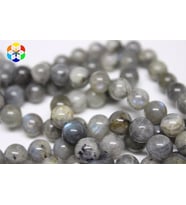 Labradorit Taşı YARIM Dizi 7-8mm (18cm uzunluğundadır)