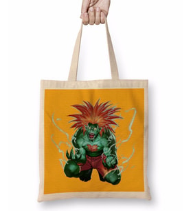 Street Fighter Blanka Bez Çanta Uzun Saplı