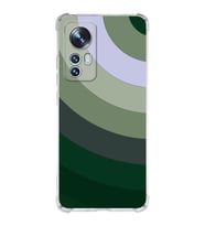 Xiaomi Mi 12 Uyumlu Köşe Korumalı Antişok Kapak Renk Cümbüşü Tasarımlı Şeffaf Silikon Kılıf