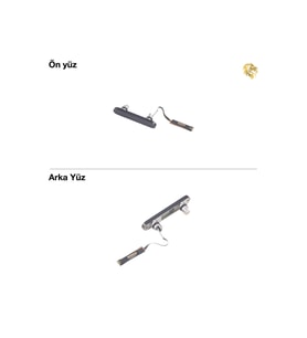 iPhone 17 Sim İç Yuvası Tepsisi Aparatı Çekmecesi Kart Yuvası Tray Tekli (Siyah)