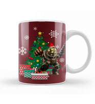 Big Daddy BioShock Around The Christmas Tree Kupa Bardak Porselen