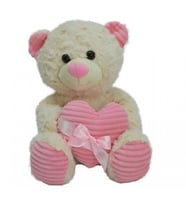 Halley Kalbi Kurdaleli Peluş Ayı 35 Cm 62915