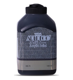 Artdeco 500Ml Siyah Akrilik Boya 3618
