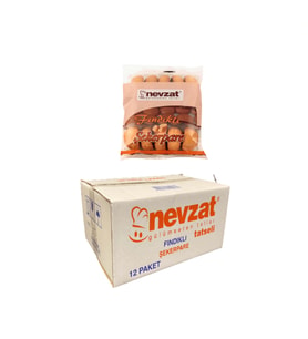 FINDIKLI ŞEKERPARE 250 GR/ KOLİ İÇİ 12 PAKET