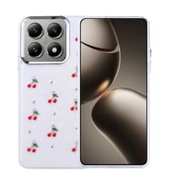 Coverzone Xiaomi 14T ile uyumlu K?l?f Airbag K�?eli 2mm Kamera �?k?nt? Korumal? Simli ?effaf Bask?l? Z-Kutup Kapak Kiraz