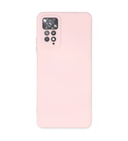 Xiaomi Redmi Note 11 Pro Kılıf Nano İçi Kadife Silikon - Pudra
