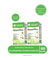 DetoxiMax İkili Paket  30 Kapsül  Devedikeni, Enginar & Zerdeçal İçeren Bitkisel Takviye