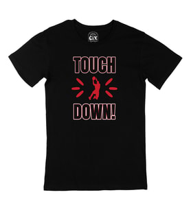 Touch And Down Basketball Siyah Tişört