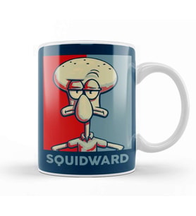 Squidward Hope Style Kupa Bardak Porselen