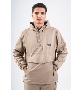 Maraton Comfort Erkek Kapüşonlu Açık Vizon Yağmurluk