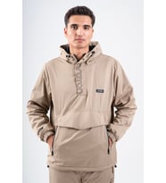 Maraton Comfort Erkek Kapüşonlu Açık Vizon Yağmurluk