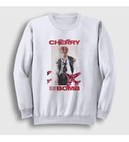 Presmono Unisex Beyaz Cherry Bomb K-Pop Nct 127 Sweatshirt 275458tt