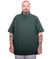 Mode XL Battal Beden Erkek Tshirt Polo Yaka Cepli Klasik Pike 20552 Nefti