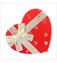 Kalp Kutu Fiyonklu Love Model 21,5x20,5x9cm - Büyük Boy