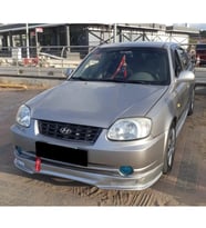 Hyundai Accent Admire Ön Ek Plastik Siyah karlık-ön-ek-bodykit 2000 2001 2002 2003 2004 2005 2006
