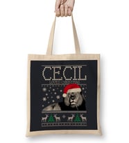Cecil The Lion Cecil Loved Christmas Knit Bez Çanta Uzun Saplı