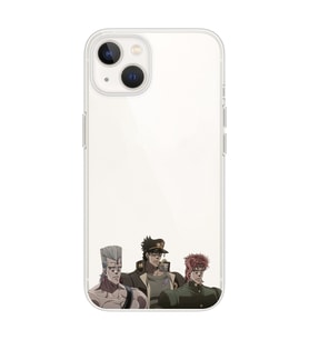 Iphone 14 Uyumlu JoJo's Bizarre Adventure Tasarımlı Şeffaf Telefon Kılıfı