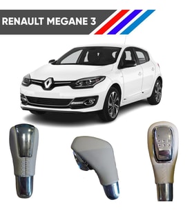 Megane 3 Fluence Otomatik Vites Topuzu Deri Kaplama