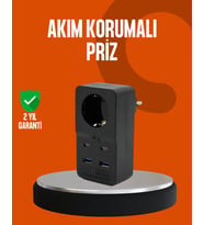 Northcity Akım Korumalı Priz 4 USB Type C Destekli Yüksek Isı Dayanımlı ve Güvenli Enerji Çözümü