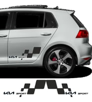 Kia Capital İçin Uyumlu Aksesuar Yan Sport 56*26