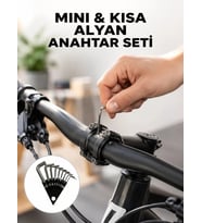 9 Parça Kısa Tip Alyan Seti Isıl İşlemli Profesyonel Kullanım Yeni Nesil