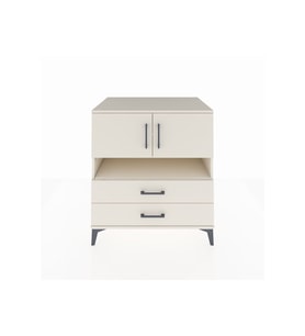 Kronos Şifonyer 3 Raflı 2 Çekmeceli 2 Kapaklı 88x59x96 Aytaşı-Aytaşı