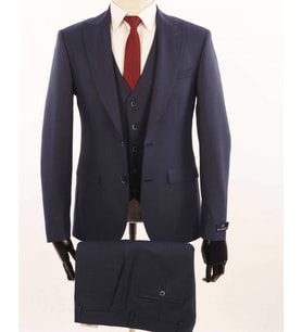Jan Carlucci Slimfit Yelekli Drop 6 Takım