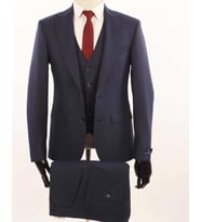 Jan Carlucci Slimfit Yelekli Drop 6 Takım (Lacivert)