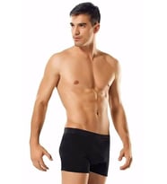 Tutku 3 Adet Siyah Renk Likralı Boxer (Siyah)