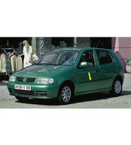 VW Polo Hatchback 1994-1999 Sol Ön Kapı Orta Çıtası Siyah 6N4853515A