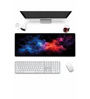 SonicTouch Klavye Mousepad 32x70cm Dikişsiz Pürüzsüz Sıvı Geçirmez Kaymaz Taban Kromatik Sis