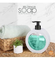 350 Ml Tezgah Üstü Oval Banyo Mutfak Sıvı Sabunluk Banyo Mutfak Bulaşık Lavabo Deterjanlık