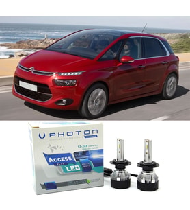 Citroen C4 Picasso Led Xenon Uzun Far Ampulü H1 Access Yeni Seri Beyaz 2006 - 2019